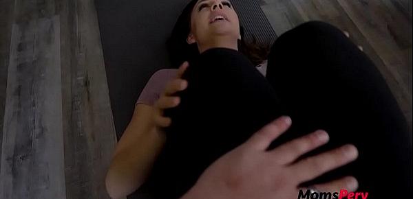  Busty Brunette MILF Mom Fucked While Working Out- Chanel Preston